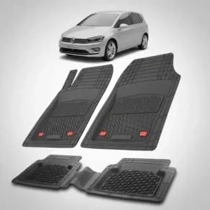 Covorase Tip Tavita Compatibile Volkswagen Golf (Sportsvan AM1) , Negru Plată sigură