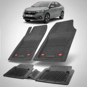 Covorase Tip Tavita Compatibile Dacia Logan XX , Negru Bestseller