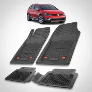 Covorase Tip Tavita Compatibile Volkswagen Golf (VII Alltrack, BA5, BV5) 2014-2017 , Negru Reducere de preț