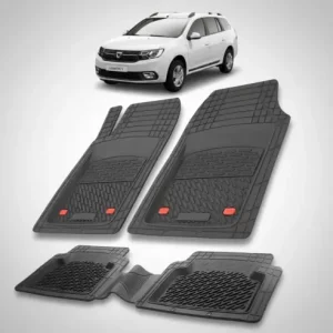 Covorase Tip Tavita Compatibile Dacia Logan MCV 2017-2021 , Negru Doar azi