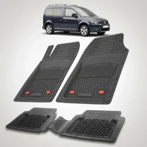 Livrare expres Covorase Tip Tavita Compatibile Volkswagen Caddy 2010-2015 , Negru