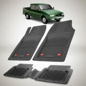 Covorase Tip Tavita Compatibile Dacia 1304 Pick-up Double Cab, Negru Cel mai vândut