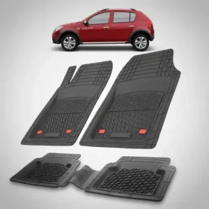 Covorase Tip Tavita Compatibile Dacia Sandero Stepway 2012-2016 , Negru Livrare gratuită
