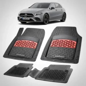 Covorase Cauciuc Tip Tavita Red | Compatibile Mercedes-Benz A-Class W177 2018+ Livrare expres