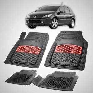 Covorase Auto Tip Tavita Compatibile Peugeot 307 FL (5 usi 2005-2008) Red Bestseller