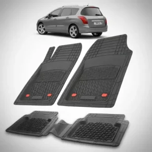 Covorase Auto Tip Tavita Compatibile Peugeot 308 SW (2007-2011) Black Promoție