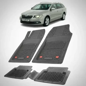 Livrare expres Covorase Skoda Superb II Compatibile Combi 2013-2015 | Black