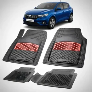 Ieftin Covorase Tip Tavita Compatibile Dacia Sandero III 2020-2022 , Red