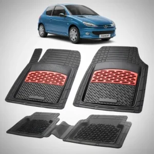Ofertă exclusivă Covorase Tavita Compatibile Peugeot 206 (3 usi Facelift\\/Faza 2) 2003\\u20132009 Red