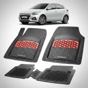 Retur ușor Covorase Auto Hyundai i20 Facelift 2018-2020 - Tavita Cauciuc-Red