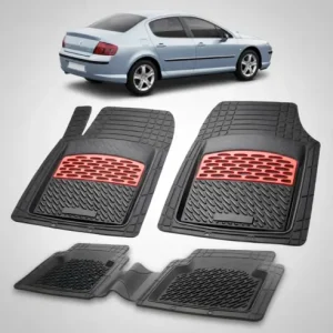 Covorase Auto Tip Tavita Compatibile Peugeot 407 Sedan (2004-2010) Red Premium