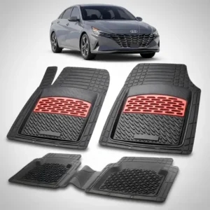 Covorase Auto Cauciuc Compatibile Hyundai Elantra VII (2020-2024) -Red Ofertă limitată