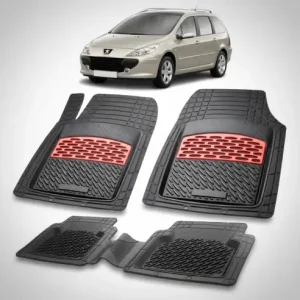 Ofertă de sezon Covorase Auto Tip Tavita Compatibile Peugeot 307 FL (SW 2005-2008) Red