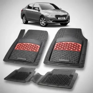 Bestseller Covorase Auto TeamCar® Tip Tavita Compatibile Peugeot 301 (2012-2016) Red