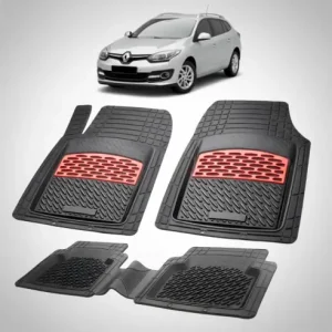 Expediere rapidă Covorase Auto TeamCar® Tip Tavita Compatibile Renault Megane III Combi Facelift, Red