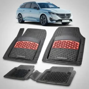 Covorase Auto Tip Tavita Compatibile Peugeot e-308 SW (MY23-25) - Red Cel mai bun preț