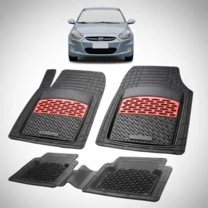 Ofertă exclusivă Covorase Auto Hyundai Accent IV (FL-2015\\u20132019)-Cauciuc Tip Tavita-Red