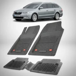 Super ofertă Covorase Skoda Superb II Compatibile Combi 2009-2013 | Black