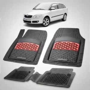 Covorase Skoda Fabia II Compatibile 2007-2014 | Red Cel mai bun preț