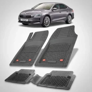 Preferatul clienților Covorase Skoda Octavia IV Compatibile Liftback Facelift 2024-2026 | Black