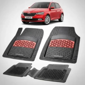 Mai ieftin Covorase Skoda Fabia III Compatibile Hatchback 2014-2021 | Red