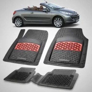 Retur gratuit Covorase Auto Tip Tavita Compatibile Peugeot 207 CC (2006-2009)- Red
