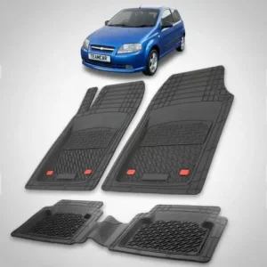 Noutate Covorase Chevrolet Kalos Hatchback Compatibile 2005-2008 | Black
