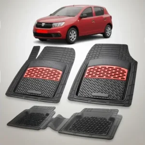 Ofertă limitată Covorase Tip Tavita Compatibile Dacia Sandero 2016-2020 , Red