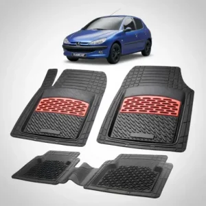 Bestseller Covorase Tavita Compatibile Peugeot 206 Hatchback (5 usi-1998-2003) Red