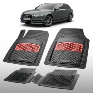 Cel mai bun preț Covorase Audi A6 Compatibile C7 Avant 2011\\u20132018 | Tavita Cauciuc | Red