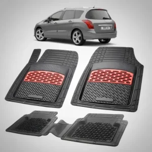 Covorase Auto Tip Tavita Compatibile Peugeot 308 SW (2007-2011) Red Ieftin
