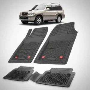 Plată securizată Covorase Hyundai Terracan 2001-2004 | Cauciuc Tavita | Black