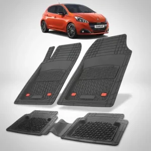 Reducere extra Covorase Auto Tip Tavita Compatibile Peugeot 208 (5 usi,2015-2019) Black