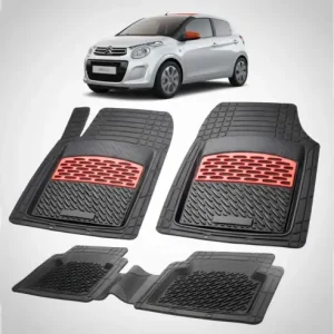 Noutate Covorase Auto TeamCar® Tip Tavita Compatibile Citroen C1 II (2014-2022) Red