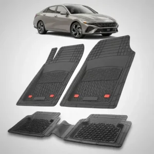 Reducere extra Covorase Auto Cauciuc Compatibile Hyundai Elantra VII Facelift -Black