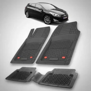 Livrare rapidă Covorase Hyundai i40 Wagon 2011 \\u2013 2015 - Cauciuc Tip Tavita -Black