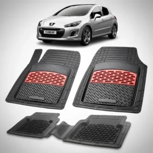 Cel mai vândut Covorase Auto Tip Tavita Compatibile Peugeot 308 FL (2011-2013) Red