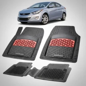 Covorase Auto Cauciuc Compatibile Hyundai Elantra V (MD\\/UD, 2010\\u20132015)- Red Premium