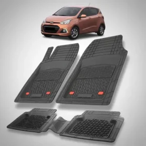 Covorase Auto Hyundai i10 2013-2016 - Tavita Cauciuc-Black Chilipir