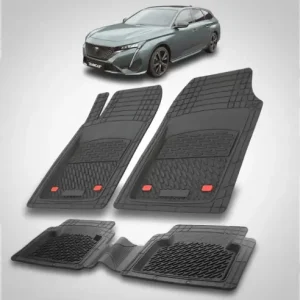 Livrare rapidă Covorase Auto Tip Tavita Compatibile Peugeot 308 III SW - Black