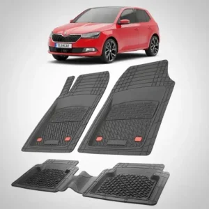 Promoție Covorase Skoda Fabia III Compatibile Hatchback Facelift 2018-2021 | Black