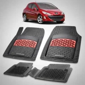 Covorase Auto Tip Tavita Compatibile Peugeot 308 3 usi (2007-2011) Red Super ofertă