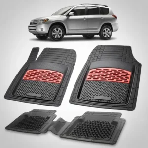 Covorase Auto Tip Tavita Cauciuc Compatibile Toyota RAV4 (2006\\u20132012) Red Transport gratuit