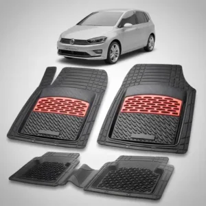 Plată securizată Covorase Tip Tavita Compatibile Volkswagen Golf (Sportsvan AM1) , Red