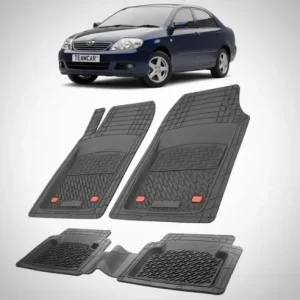 Covorase Toyota Corolla E120 Compatibile Sedan 2004-2007 | Black Ofertă limitată