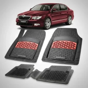 Covorase Skoda Superb II Tavita Cauciuc Compatibile 2008\\u20132015 | Red Promoție
