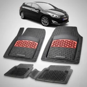 Covorase Hyundai i40 Wagon 2011 \\u2013 2015 - Cauciuc Tip Tavita -Red Livrare rapidă