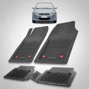 Covorase Auto Hyundai Accent IV (2015\\u20132019)-Cauciuc Tip Tavita-Black Nu rata