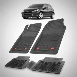 Covorase Auto Tip Tavita Compatibile Peugeot 307 FL (5 usi 2005-2008) Black Preț mic