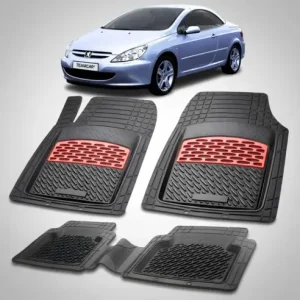 Ofertă de sezon Covorase Auto Tip Tavita Compatibile Peugeot 307 CC 2003-2005 Red